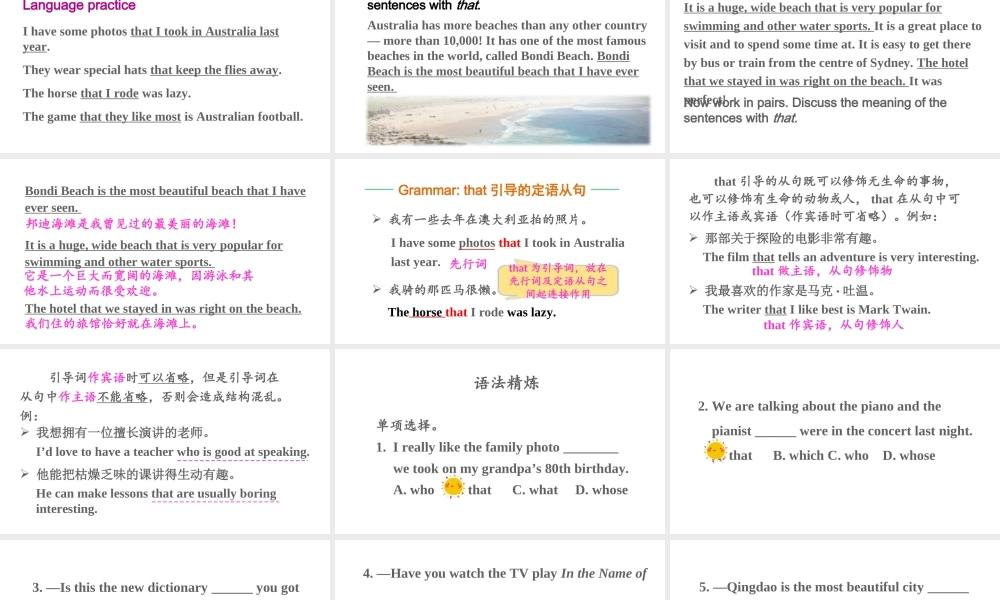 Module 10 Unit 3课件