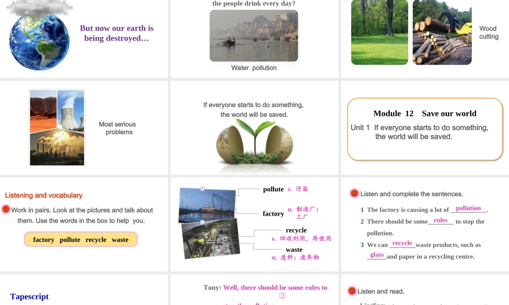 Module 12 Unit 1课件