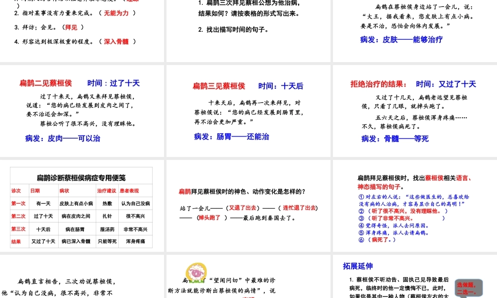 2019秋四年级语文上册 第八单元 27 故事二则课件