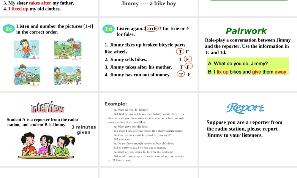 Period 3 Section B 1a-1e课件