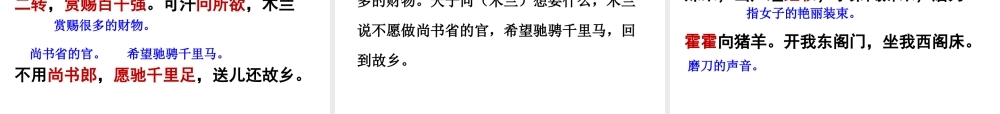 2019年春七年级语文下册 第二单元 8《木兰诗》课件 新人教版
