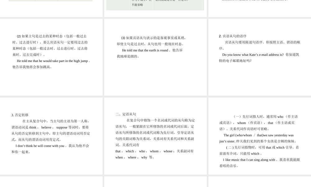 PK中考湖南省中考英语总复习 语法专题十三 复合句课件-人教版初中九年级全册英语课件