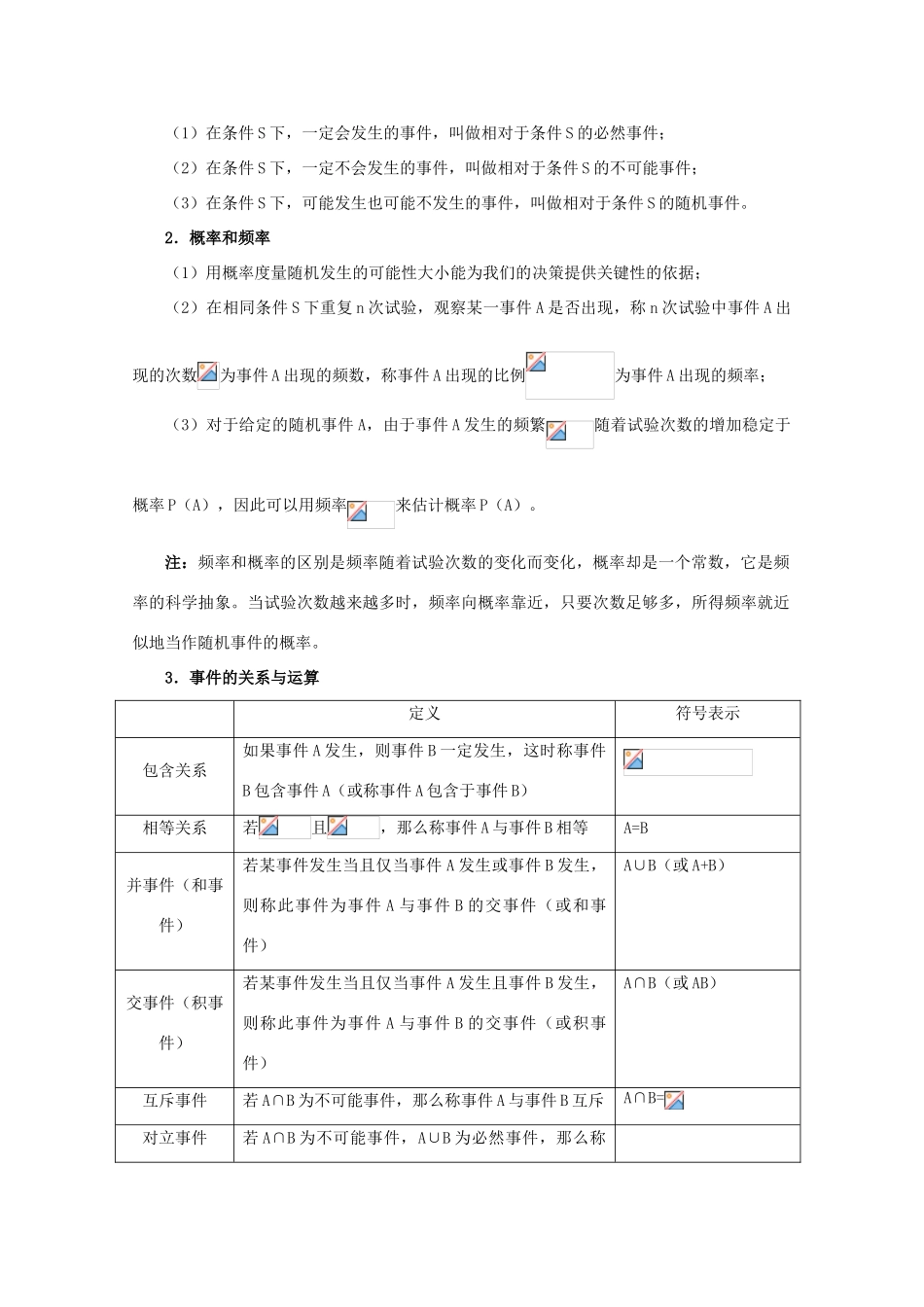 河北省2011年高考数学一轮复习 11.2概率 精品导学案_第2页