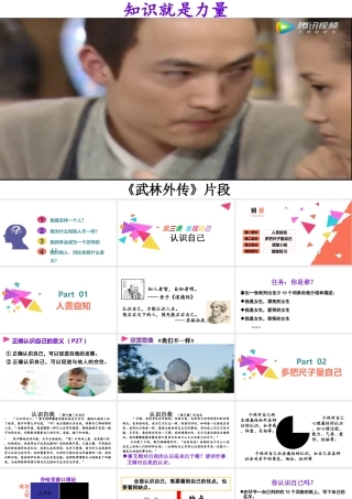 2019秋七年级道德与法治上册 第一单元 成长的节拍 第三课 发现自己 第1框 认识自己课件