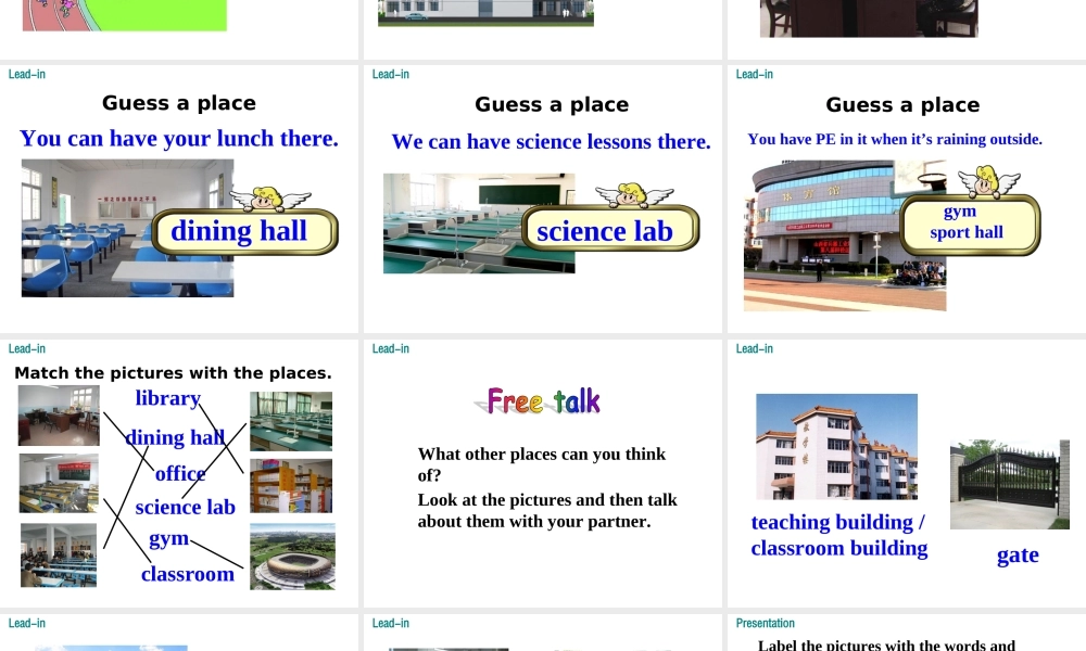 2019秋七年级英语上册 Module 3 My school Unit 2 The library is on the left of the playground课件