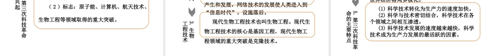 PK中考（湖南专用）中考历史总复习 第二十一单元 战后世界格局的演变、世界现代科学技术和文化课件-人教版初中九年级全册历史课件