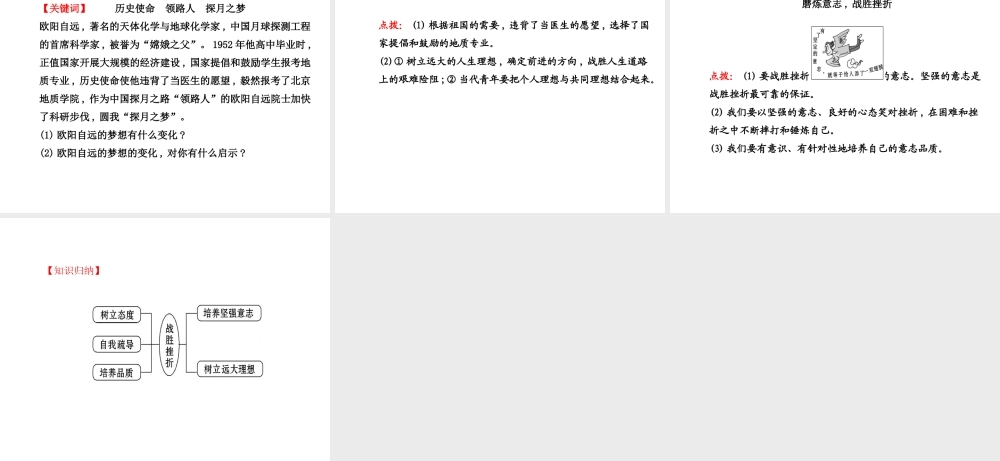 【世纪金榜】八年级政治上册 5.11.2 战胜挫折课件 教科版