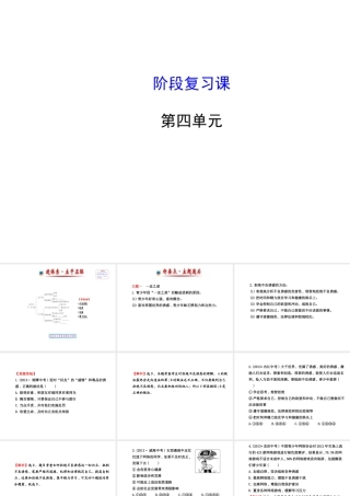 【世纪金榜】八年级政治上册 第四单元 一念之差与一步之遥复习课件 教科版