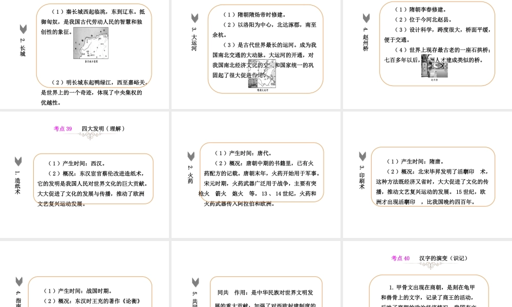 PK中考（湖南专用）中考历史总复习 第四单元 中国古代科学技术和思想文化课件-人教版初中九年级全册历史课件