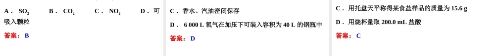 【中考备战策略】2014年中考化学总复习 第二部分 专题突破 专题七 开放型试题（含13年中考典例） 课件 新人教版