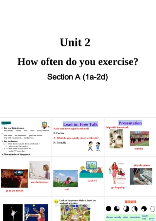 Section A (1a-2d) 教学课件