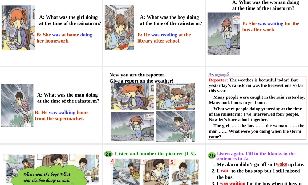 Section A1a-2c课件