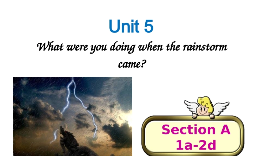 Section A1a-2d课件