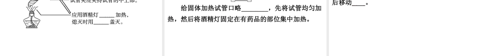 【中考备战策略】2014年中考化学总复习 第一部分 教材梳理 第1讲 物质的变化和实验基本操作 （含13年中考典例）课件 鲁教版