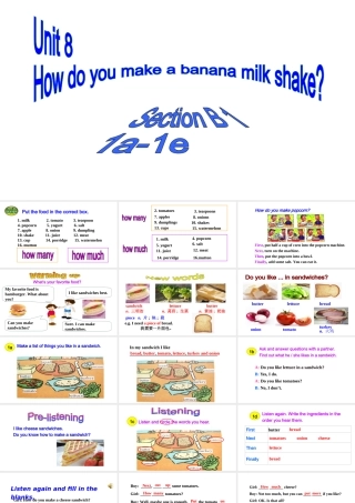 Section B (1a-1e)课件