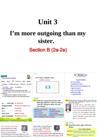 Section B (2a-2e) 教学课件