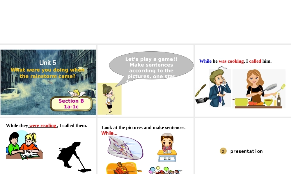 Section B1a-1c课件