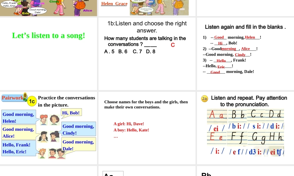 Starter Unit 1 1a-2e