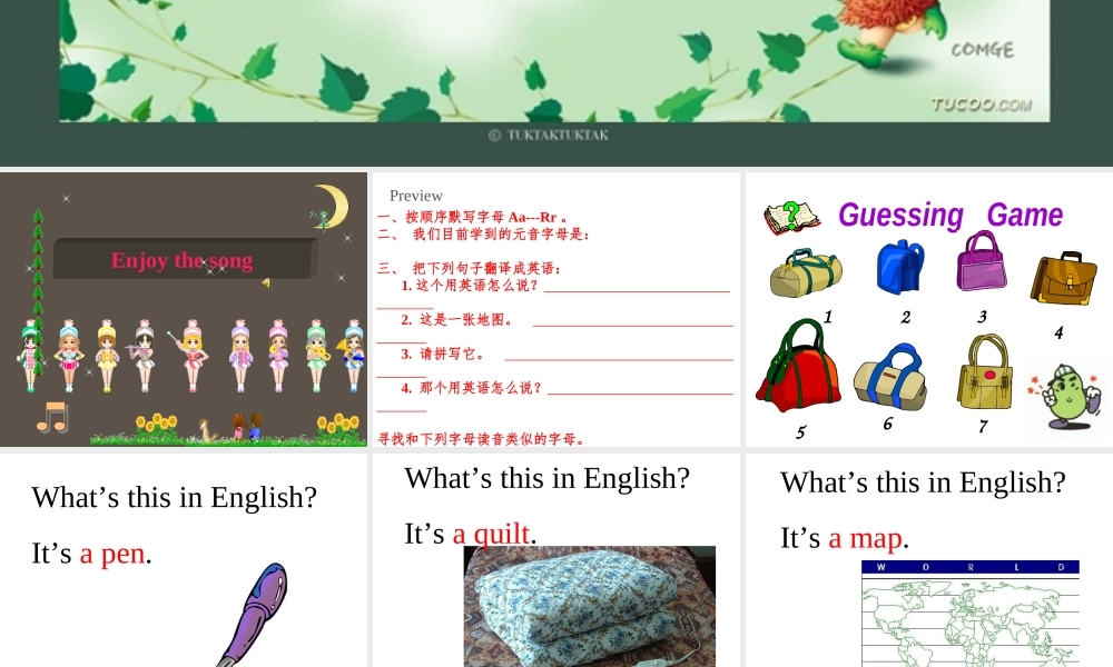 Starter Unit 2第4课时