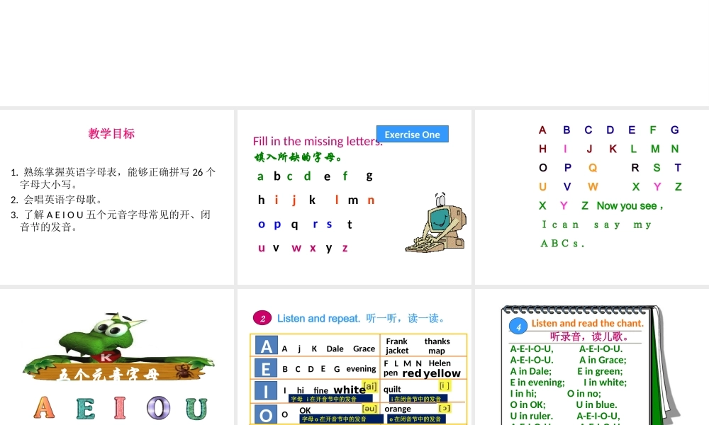 Starter Unit 3 What color is it Period4课件