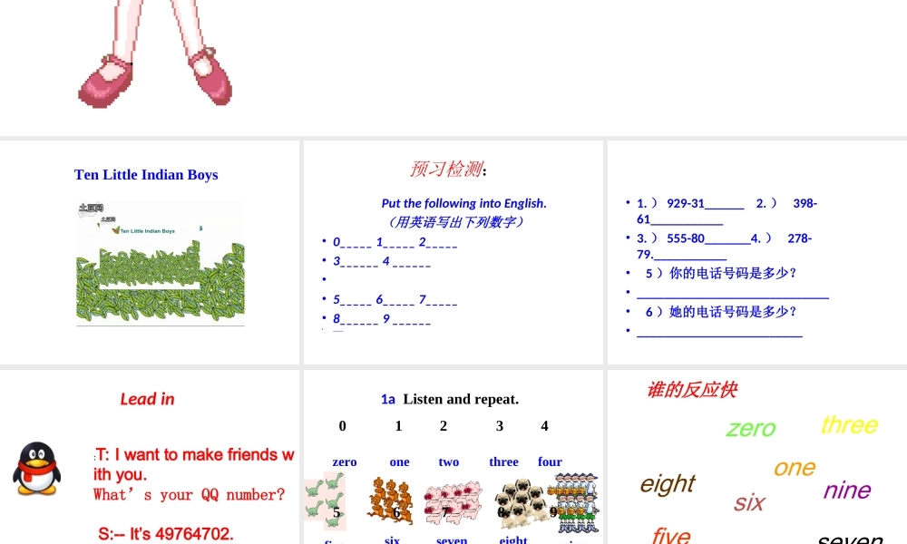 Unit 1 My name’s Gina.