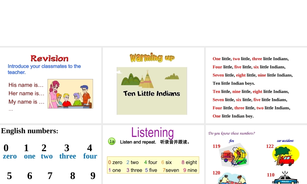Unit 1 Section B (1a-1f)课件