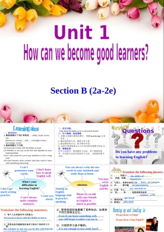 Unit 1sectionB(2a-2e)