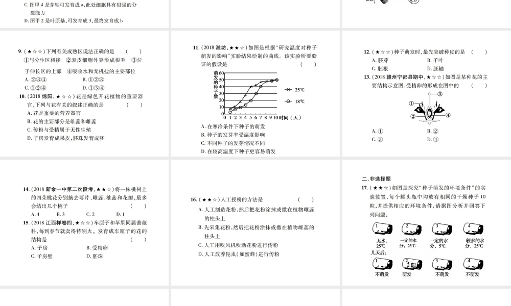 PK中考（江西专用）中考生物 同步高效集训（七）课件-人教级全册生物课件