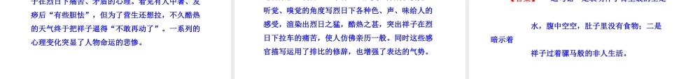 2018年九年级语文上册 第二单元 7 在烈日和暴雨下课件 苏教版