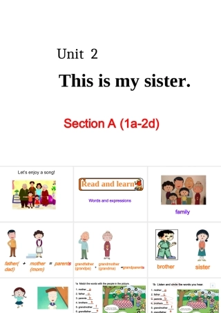 Unit 2 A (1a-2d)课件