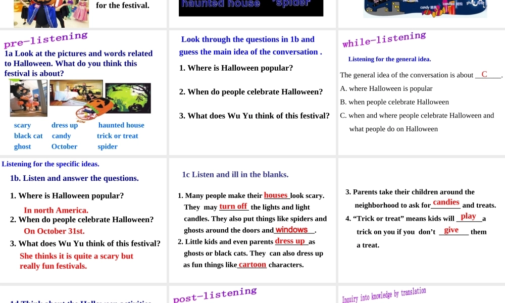 Unit 2 第4课时B1a-1d