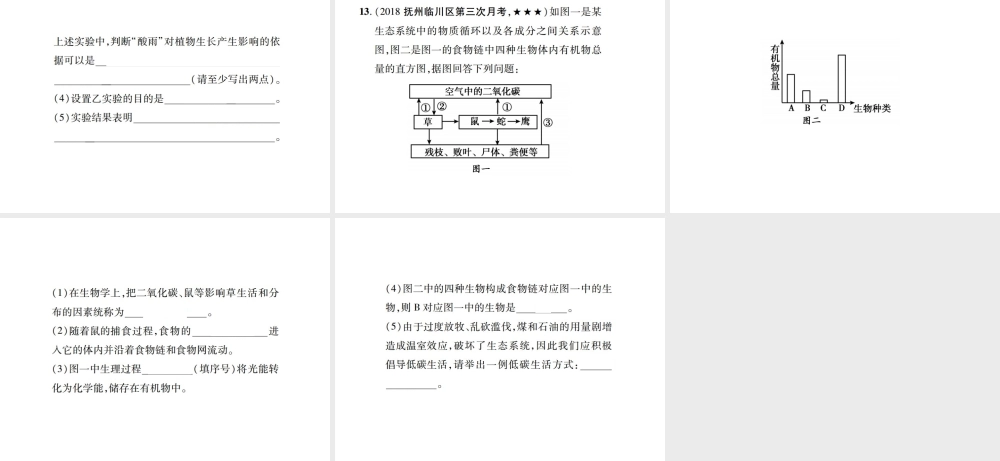 PK中考（江西专用）中考生物 同步高效集训（十五）课件-人教版初中九年级全册生物课件