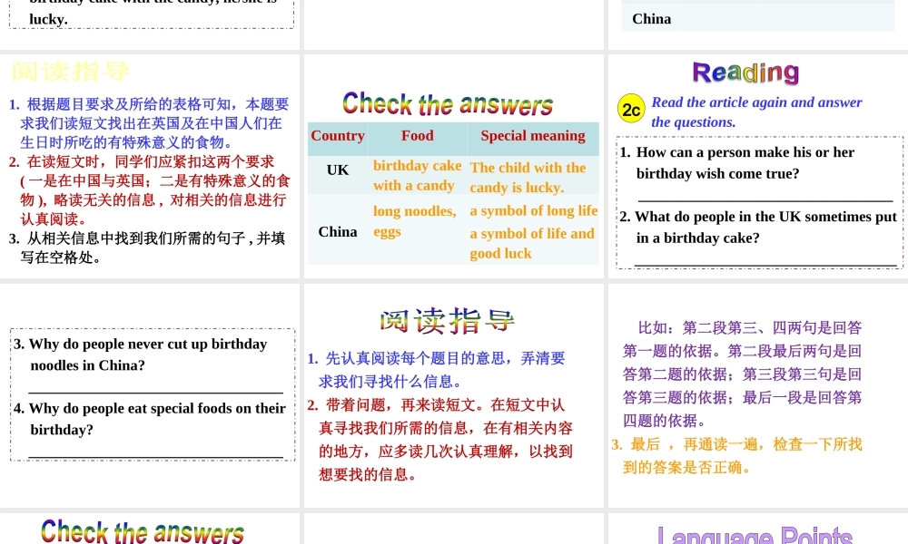 Unit 10 I’d like some noodles perion 4课件2