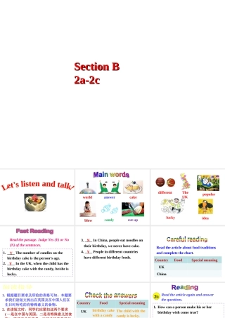 Unit 10 I’d like some noodles perion 4课件2