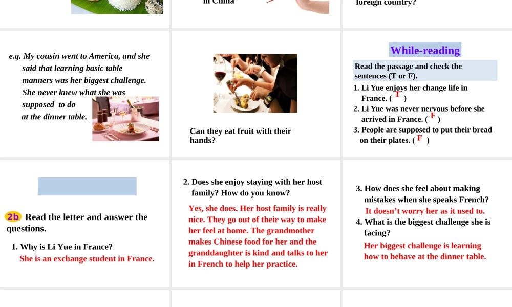 Unit 10 Section B 第二课时课件