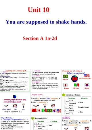 Unit 10 第二课时课件