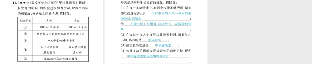 PK中考（江西专用）中考生物 同步高效集训（一）课件-人教级全册生物课件