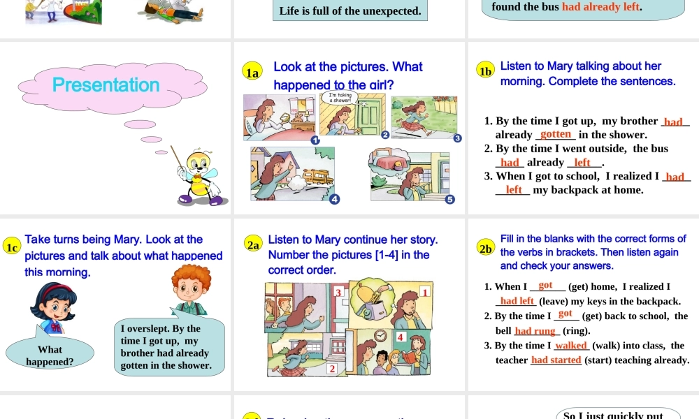 Unit 12 Section A (1a-2d)课件