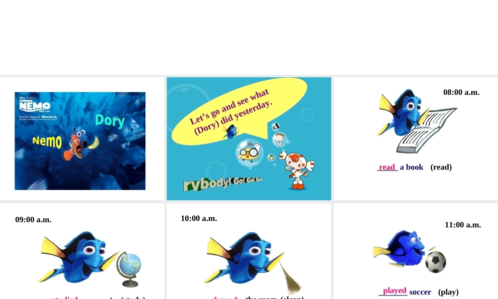 Unit 12 What did you do last weekend Period 3课件