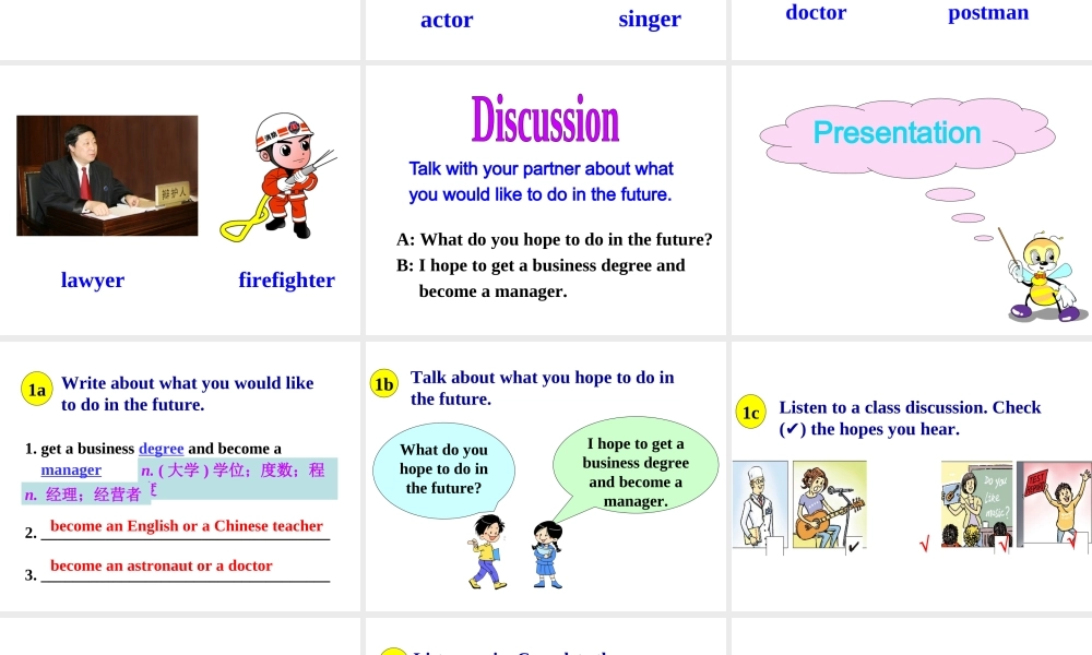 Unit 14 Section B (1a-1e)课件