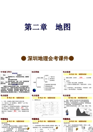 【中考宝典】（深圳地区专版）2014届中考地理 第二章 地图会考课件 