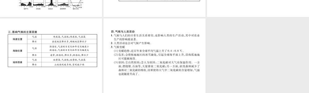2018年七年级地理上册 第3章 第4节 世界气候习题课件 （新版）新人教版