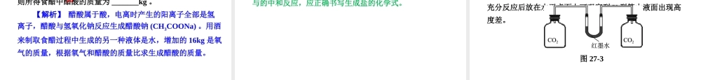 【全效学习 中考学练测】2014中考科学总复习 第27课时 酸和碱（考点管理+归类探究+易错警示+限时集训）课件 新人教版