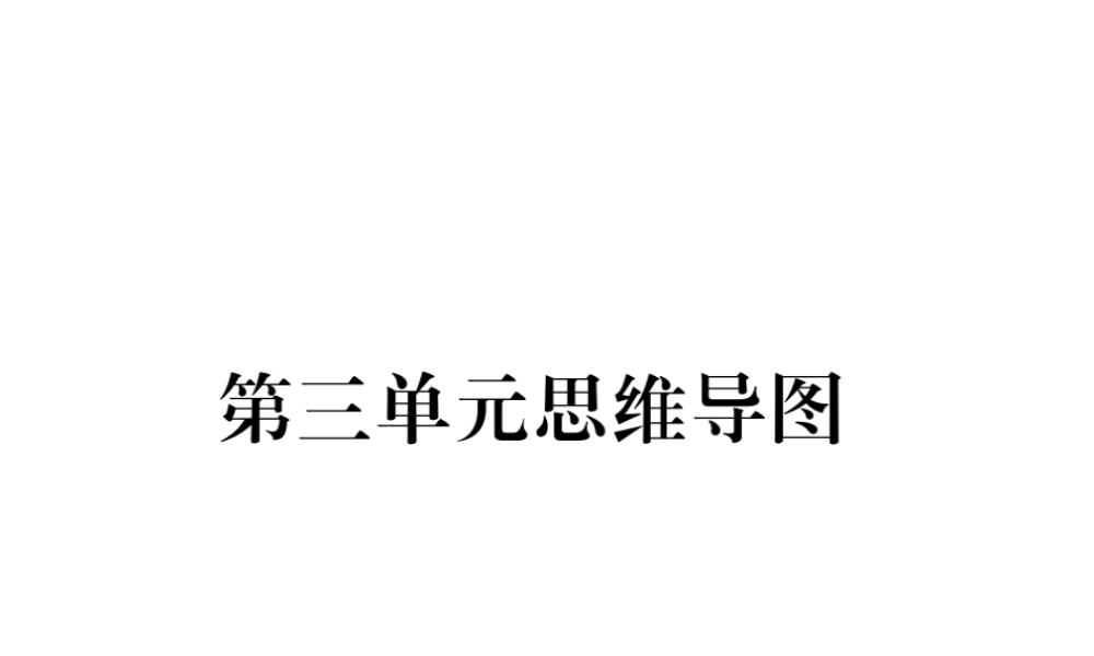 2018秋七年级道德与法治上册 第三单元 师长情谊思维导图课件 新人教版