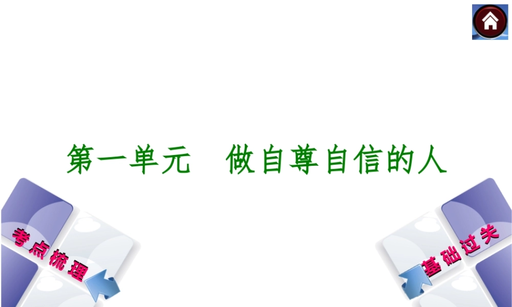 【中考复习方案】（云南）2015中考政治总复习 七下课件 新人教版