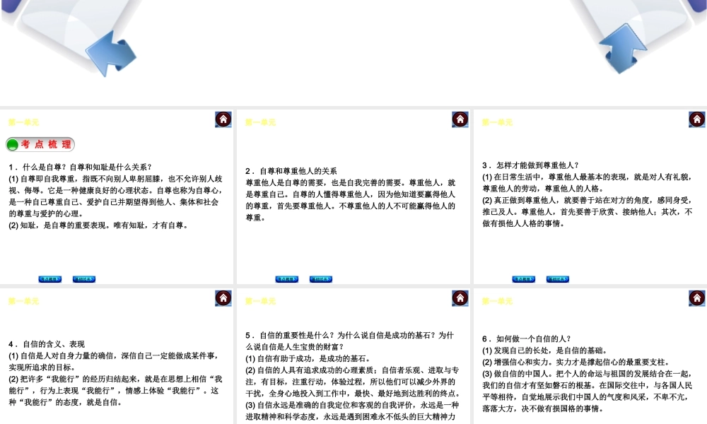 【中考复习方案】（云南）2015中考政治总复习 七下课件 新人教版