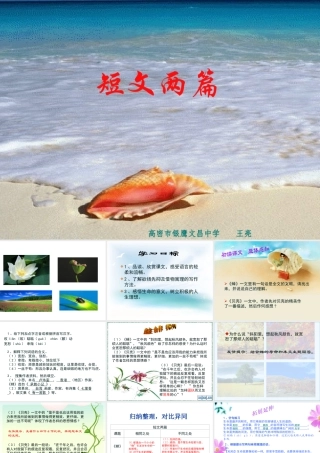 《短文两篇》课件