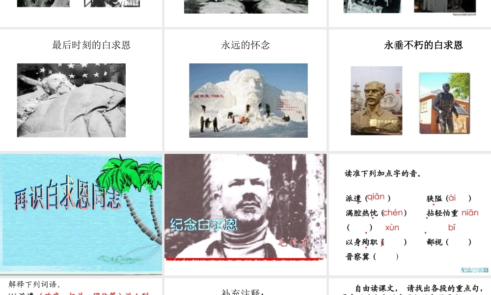 《纪念白求恩》课件5