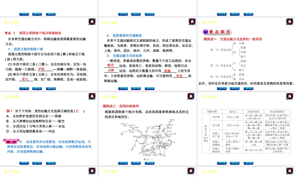【中考复习方案】2015中考地理总复习 第6单元 中国的经济地理课件 （新版）新人教版