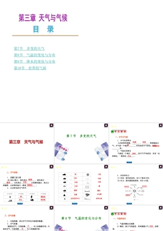 【中考复习方案】2015中考地理总复习 第三章 天气与气候课件 新人教版